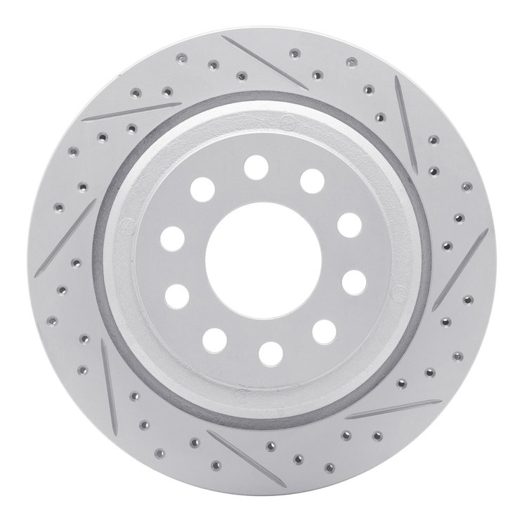 830-55003R Geoperformance Drilled/Slotted Brake Rotor, 2003-2011 Ford/Lincoln/Mercury/Mazda, Position: Rear Right