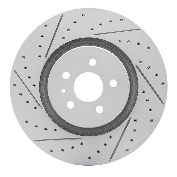 830-55006L Geoperformance Drilled/Slotted Brake Rotor, Fits Select Ford/Lincoln/Mercury/Mazda, Position: Front Left