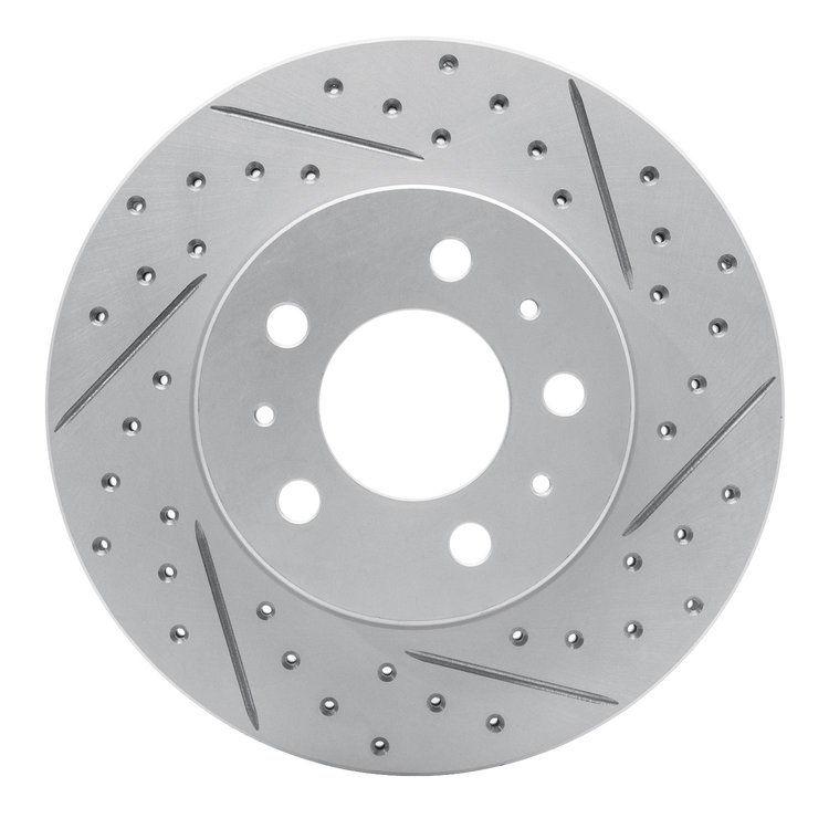 830-56012R Geoperformance Drilled/Slotted Brake Rotor, 1995-1997 Ford/Lincoln/Mercury/Mazda, Position: Front Right