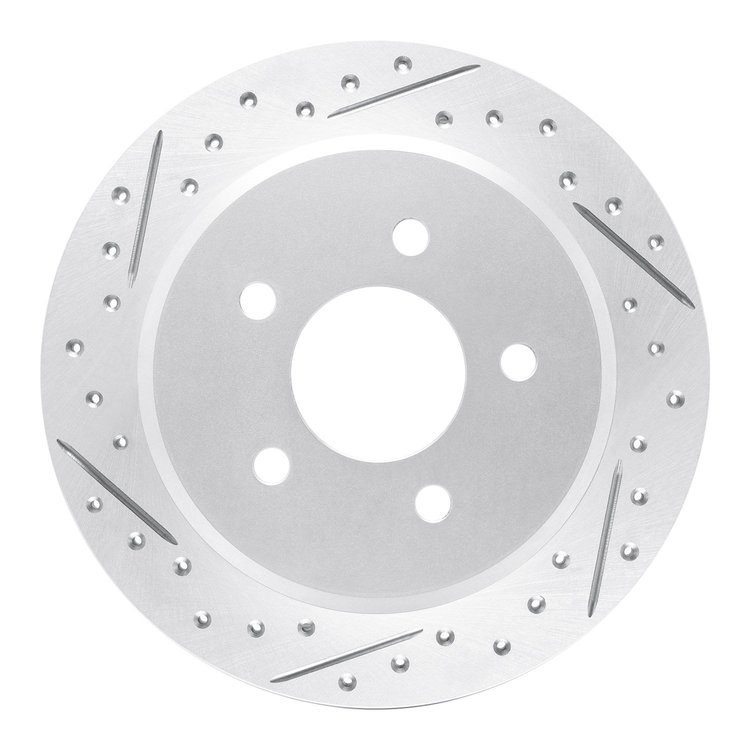 830-56015L Geoperformance Drilled/Slotted Brake Rotor, 1996-2002 Ford/Lincoln/Mercury/Mazda, Position: Rear Left