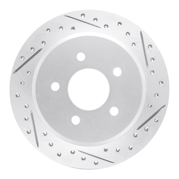 830-56015R Geoperformance Drilled/Slotted Brake Rotor, 1996-2002 Ford/Lincoln/Mercury/Mazda, Position: Rear Right