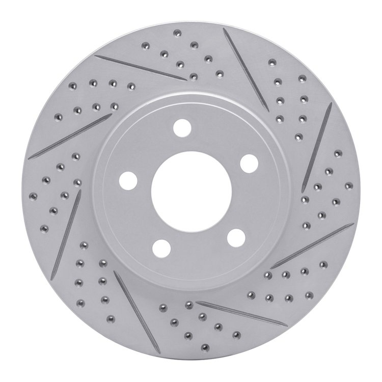 830-56019R Geoperformance Drilled/Slotted Brake Rotor, 2003-2011 Ford/Lincoln/Mercury/Mazda, Position: Front Right