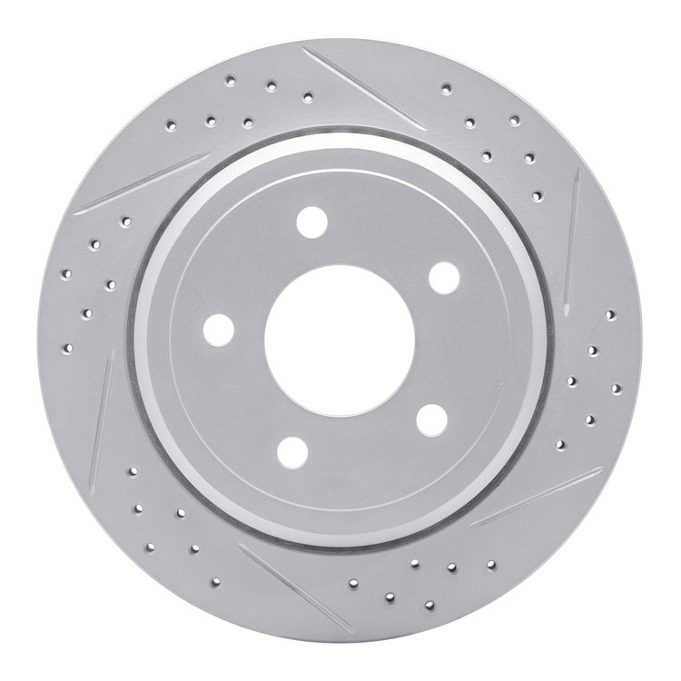 830-56020R Geoperformance Drilled/Slotted Brake Rotor, 2003-2011 Ford/Lincoln/Mercury/Mazda, Position: Rear Right