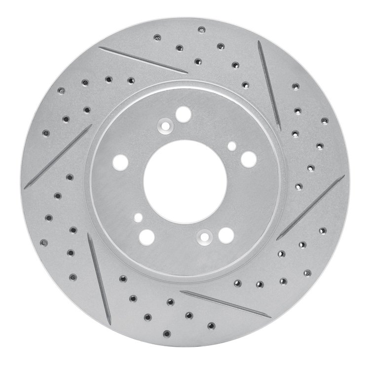 830-58004R Geoperformance Drilled/Slotted Brake Rotor, 1991-1996 Acura/Honda, Position: Front Right