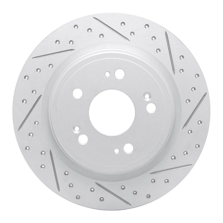 830-58024R Geoperformance Drilled/Slotted Brake Rotor, 2014-2020 Acura/Honda, Position: Rear Right