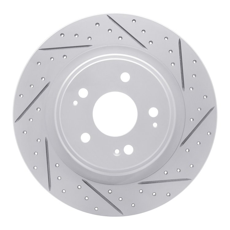 830-58030R Geoperformance Drilled/Slotted Brake Rotor, 2017-2020 Acura/Honda, Position: Rear Right