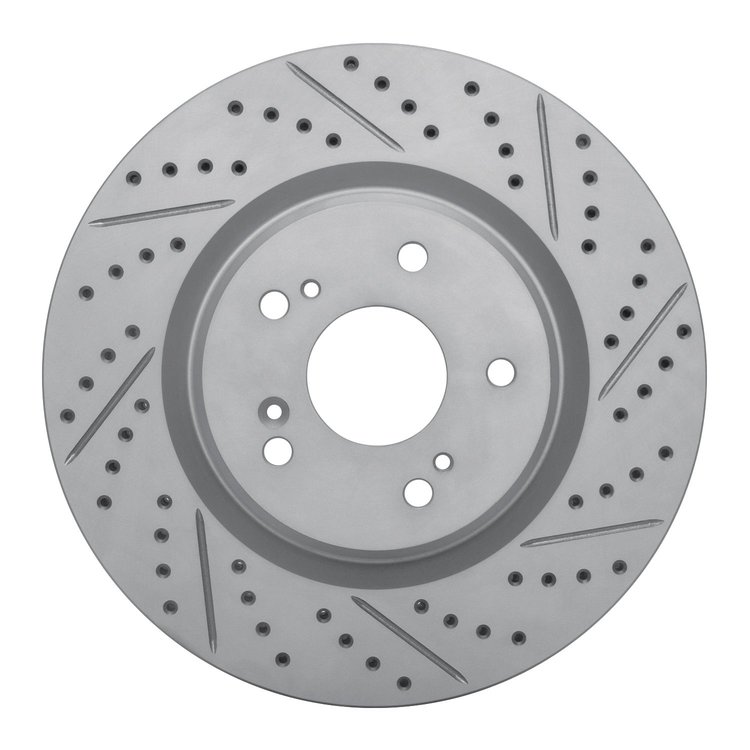 830-58032R Geoperformance Drilled/Slotted Brake Rotor, Fits Select Acura/Honda, Position: Front Right
