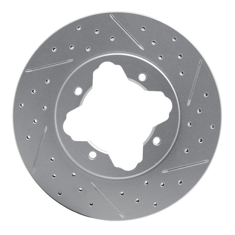 830-59017R Geoperformance Drilled/Slotted Brake Rotor, 1990-1997 Acura/Honda, Position: Front Right
