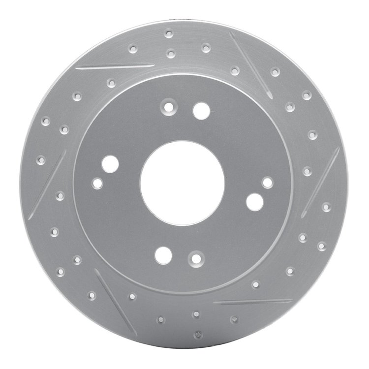 830-59019R Geoperformance Drilled/Slotted Brake Rotor, 1992-1997 Acura/Honda, Position: Rear Right