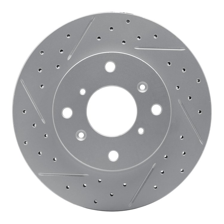 830-59023L Geoperformance Drilled/Slotted Brake Rotor, 1998-2002 Acura/Honda, Position: Front Left