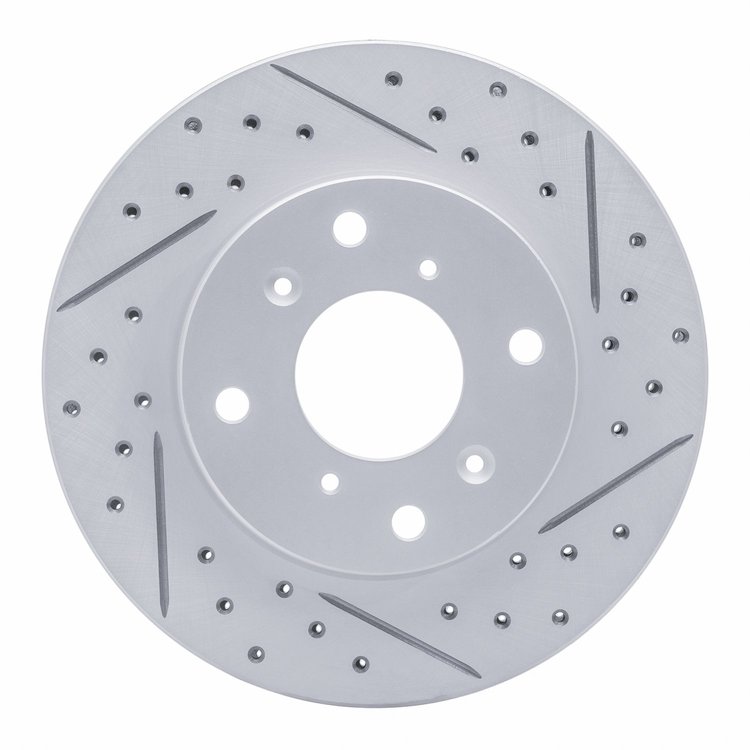 830-59023R Geoperformance Drilled/Slotted Brake Rotor, 1998-2002 Acura/Honda, Position: Front Right