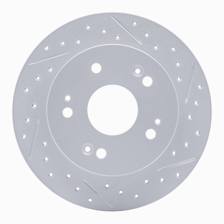 830-59024R Geoperformance Drilled/Slotted Brake Rotor, 1997-2015 Acura/Honda, Position: Rear Right