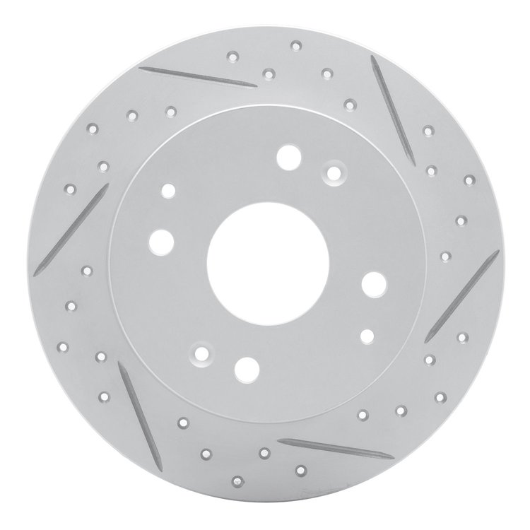 830-59025R Geoperformance Drilled/Slotted Brake Rotor, 1998-2002 Acura/Honda, Position: Rear Right