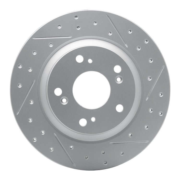 830-59028R Geoperformance Drilled/Slotted Brake Rotor, 2000-2009 Acura/Honda, Position: Rear Right