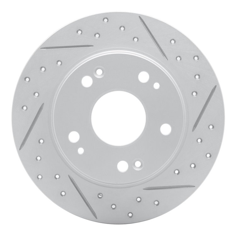 830-59029R Geoperformance Drilled/Slotted Brake Rotor, 2003-2008 Acura/Honda, Position: Rear Right