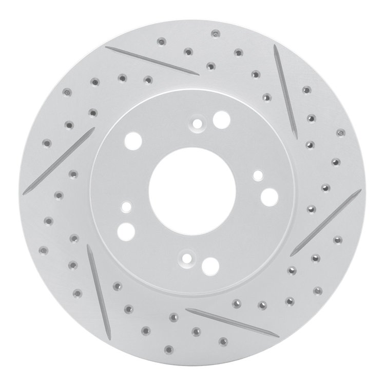 830-59030R Geoperformance Drilled/Slotted Brake Rotor, 2002-2015 Acura/Honda, Position: Front Right