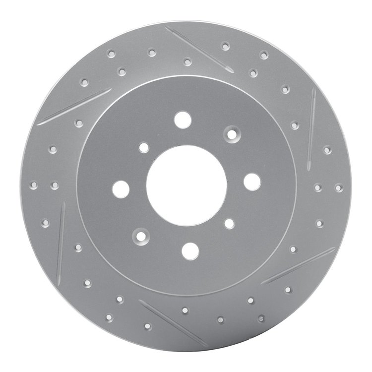 830-59031R Geoperformance Drilled/Slotted Brake Rotor, 2001-2005 Acura/Honda, Position: Rear Right