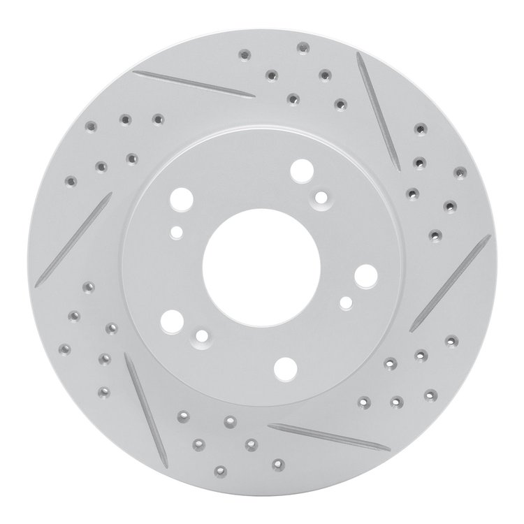 830-59036R Geoperformance Drilled/Slotted Brake Rotor, 2012-2015 Acura/Honda, Position: Front Right