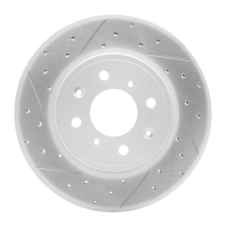 830-59038L Geoperformance Drilled/Slotted Brake Rotor, 2014-2020 Acura/Honda, Position: Front Left