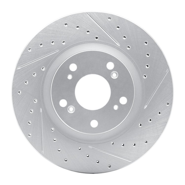 830-59045R Geoperformance Drilled/Slotted Brake Rotor, 2002-2015 Acura/Honda, Position: Front Right