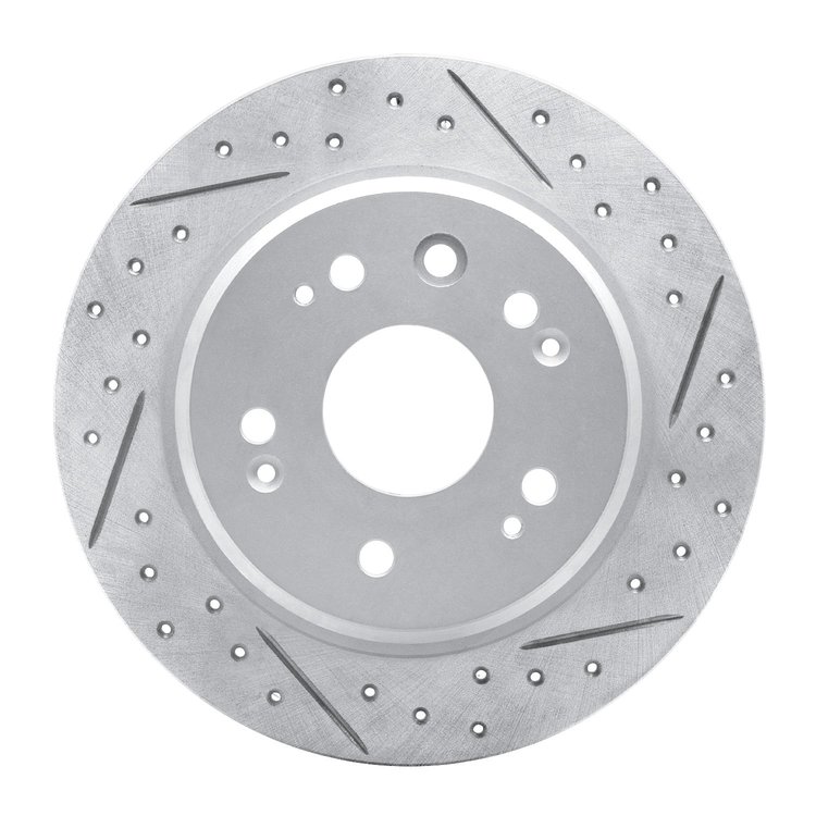 830-59046R Geoperformance Drilled/Slotted Brake Rotor, 2002-2004 Acura/Honda, Position: Rear Right