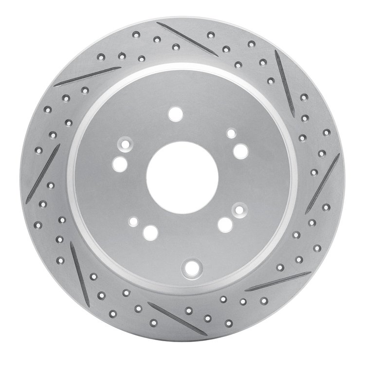830-59048R Geoperformance Drilled/Slotted Brake Rotor, 2005-2018 Acura/Honda, Position: Rear Right