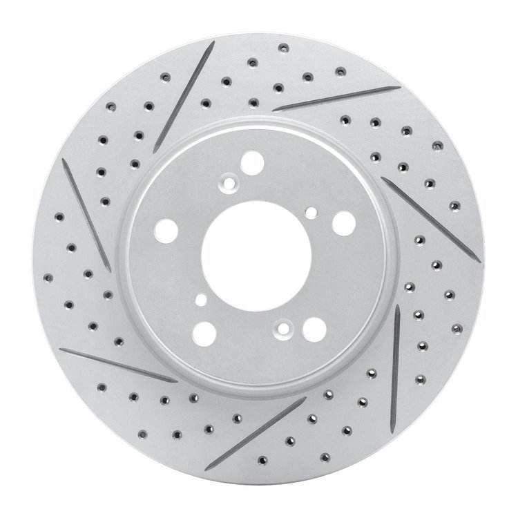 830-59049L Geoperformance Drilled/Slotted Brake Rotor, 2005-2010 Acura/Honda, Position: Front Left