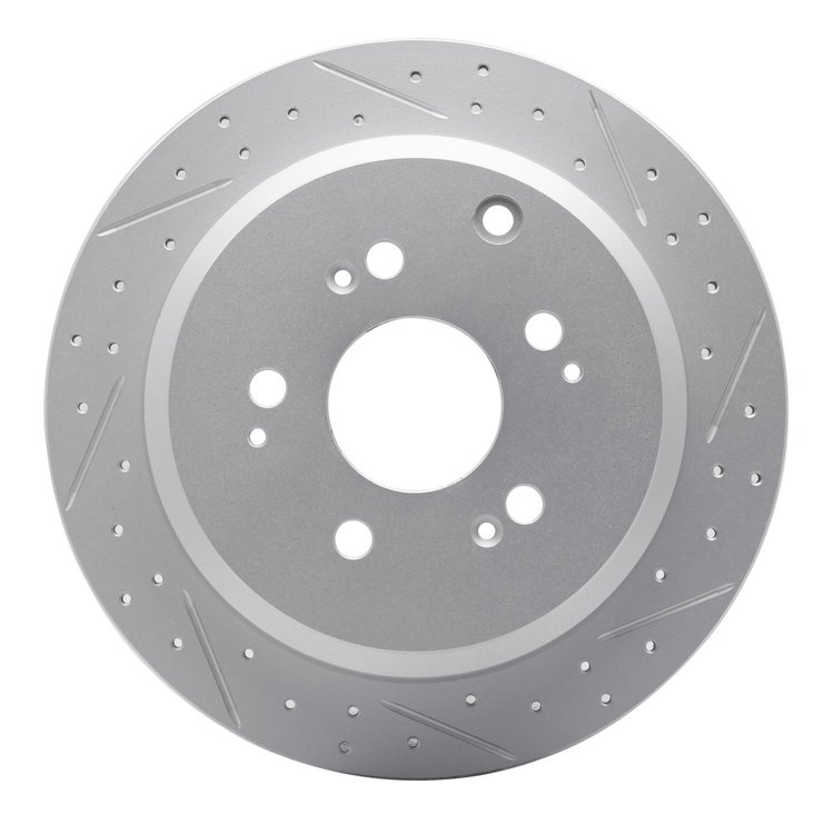 830-59050R Geoperformance Drilled/Slotted Brake Rotor, 2005-2010 Acura/Honda, Position: Rear Right