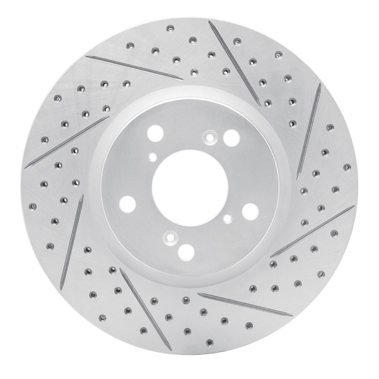 830-59051R Geoperformance Drilled/Slotted Brake Rotor, 2006-2014 Acura/Honda, Position: Front Right