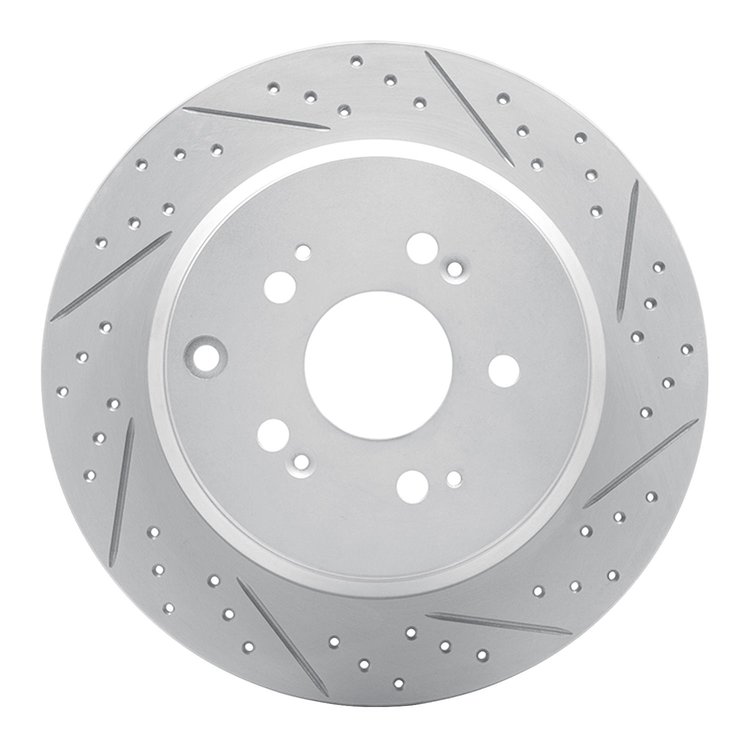 830-59054R Geoperformance Drilled/Slotted Brake Rotor, 2007-2017 Acura/Honda, Position: Rear Right