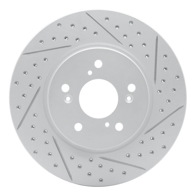 830-59055R Geoperformance Drilled/Slotted Brake Rotor, 2007-2016 Acura/Honda, Position: Front Right