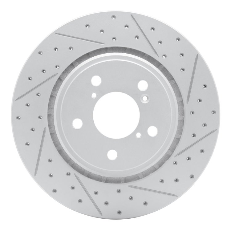 830-59058R Geoperformance Drilled/Slotted Brake Rotor, Fits Select Acura/Honda, Position: Front Right