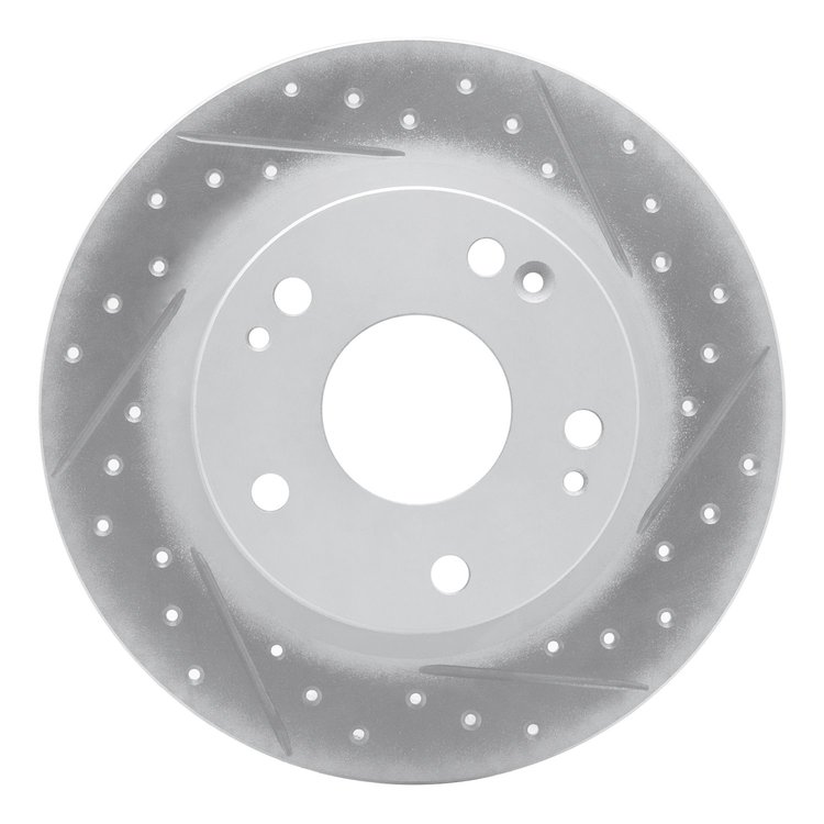 830-59059R Geoperformance Drilled/Slotted Brake Rotor, Fits Select Acura/Honda, Position: Rear Right