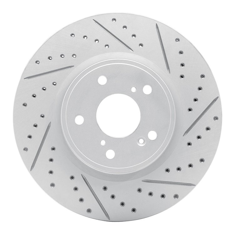 830-59064R Geoperformance Drilled/Slotted Brake Rotor, Fits Select Acura/Honda, Position: Front Right