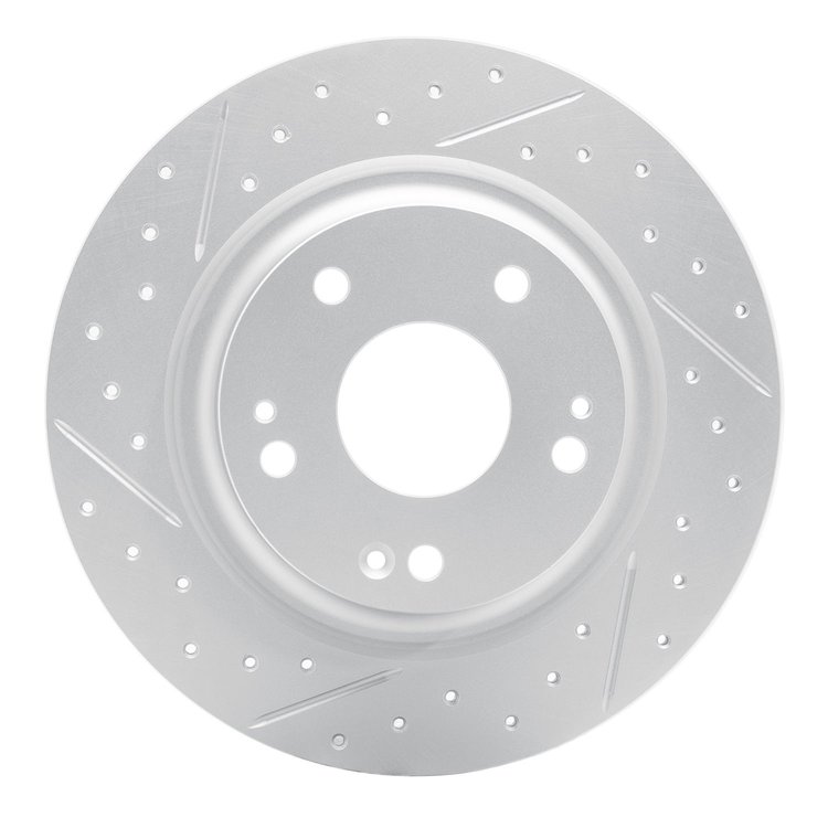 830-59068L Geoperformance Drilled/Slotted Brake Rotor, 2017-2020 Acura/Honda, Position: Rear Left