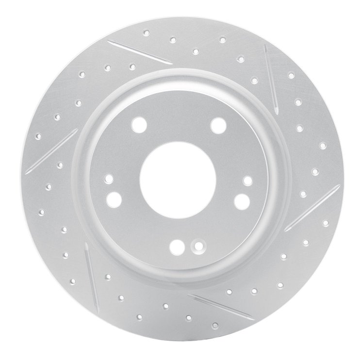 830-59068R Geoperformance Drilled/Slotted Brake Rotor, 2017-2020 Acura/Honda, Position: Rear Right