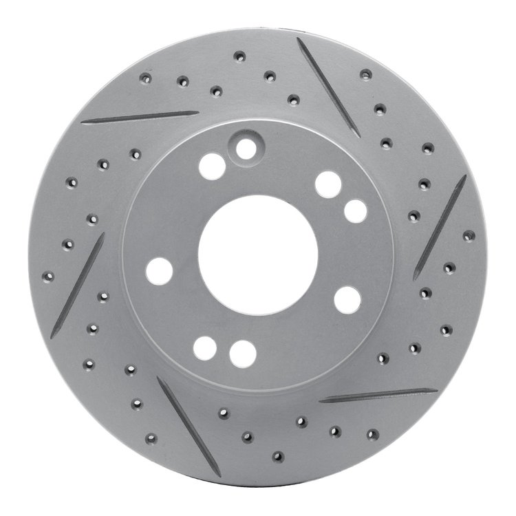 830-63012R Geoperformance Drilled/Slotted Brake Rotor, 1987-1993 Mercedes-Benz, Position: Front Right