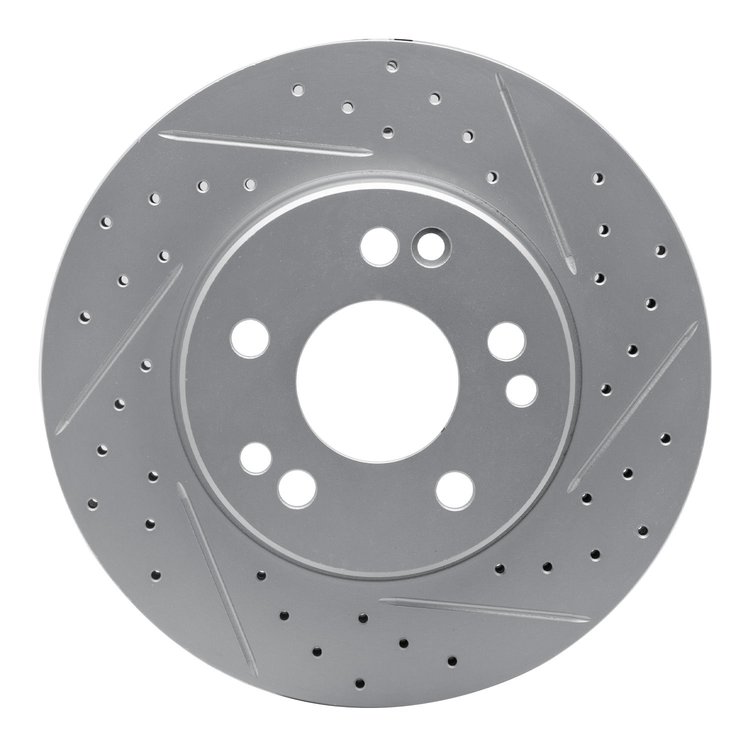 830-63016R Geoperformance Drilled/Slotted Brake Rotor, 1984-1995 Mercedes-Benz, Position: Front Right