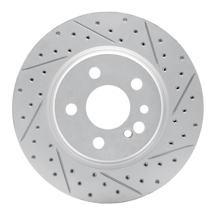 830-63024R Geoperformance Drilled/Slotted Brake Rotor, 1992-1999 Mercedes-Benz, Position: Rear Right