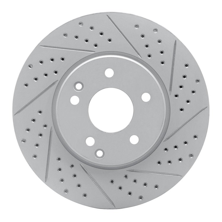 830-63048R Geoperformance Drilled/Slotted Brake Rotor, 1996-2011 Multiple Makes/Models, Position: Front Right
