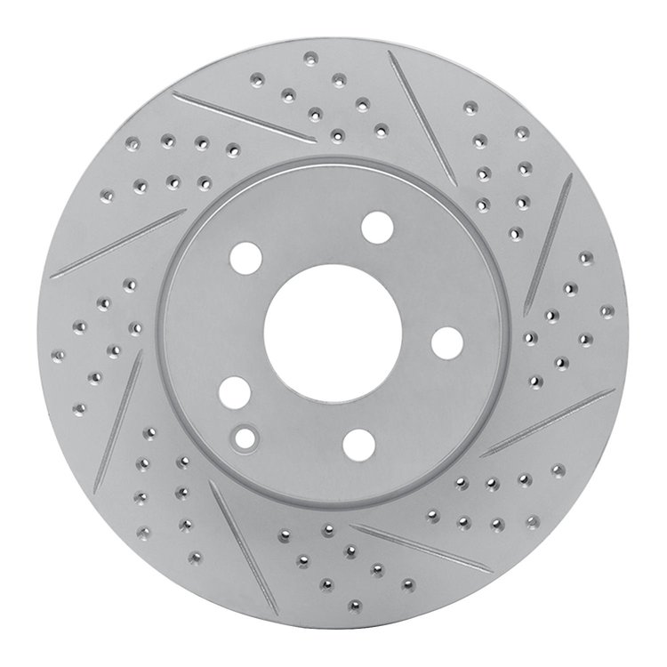 830-63050R Geoperformance Drilled/Slotted Brake Rotor, 2003-2009 Mercedes-Benz, Position: Front Right