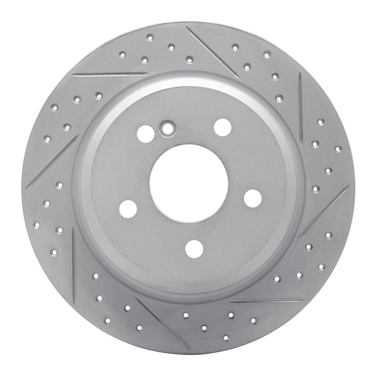 830-63051R Geoperformance Drilled/Slotted Brake Rotor, 2003-2016 Mercedes-Benz, Position: Rear Right
