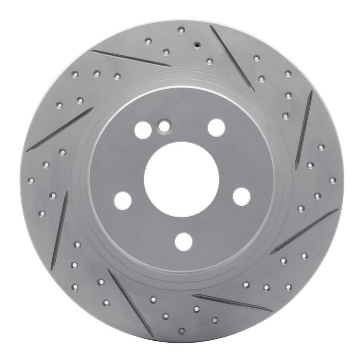 830-63086R Geoperformance Drilled/Slotted Brake Rotor, 2008-2015 Mercedes-Benz, Position: Rear Right