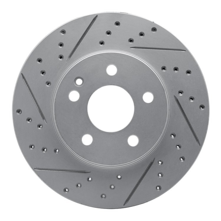 830-63088L Geoperformance Drilled/Slotted Brake Rotor, 2006-2011 Mercedes-Benz, Position: Front Left