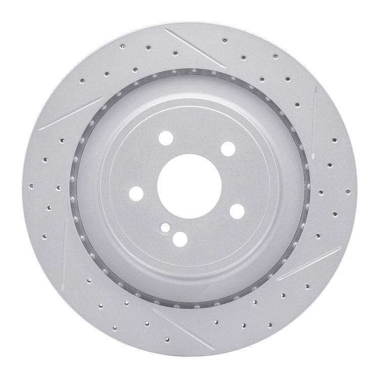 830-63094R Geoperformance Drilled/Slotted Brake Rotor, 2010-2018 Mercedes-Benz, Position: Rear Right
