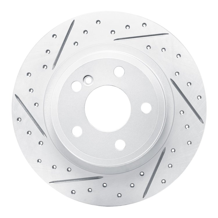 830-63107L Geoperformance Drilled/Slotted Brake Rotor, 2014-2020 Multiple Makes/Models, Position: Rear Left