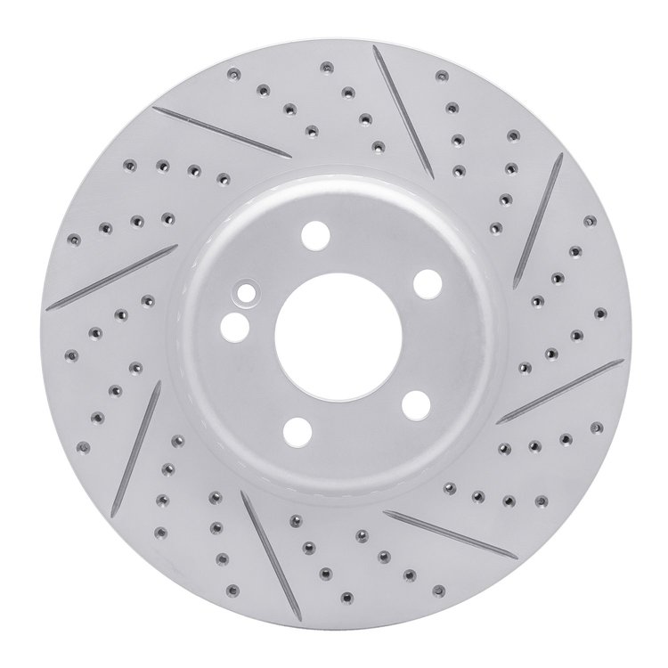 830-63117R Geoperformance Drilled/Slotted Brake Rotor, Fits Select Mercedes-Benz, Position: Front Right
