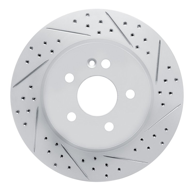 830-63122R Geoperformance Drilled/Slotted Brake Rotor, 1998-2005 Mercedes-Benz, Position: Front Right