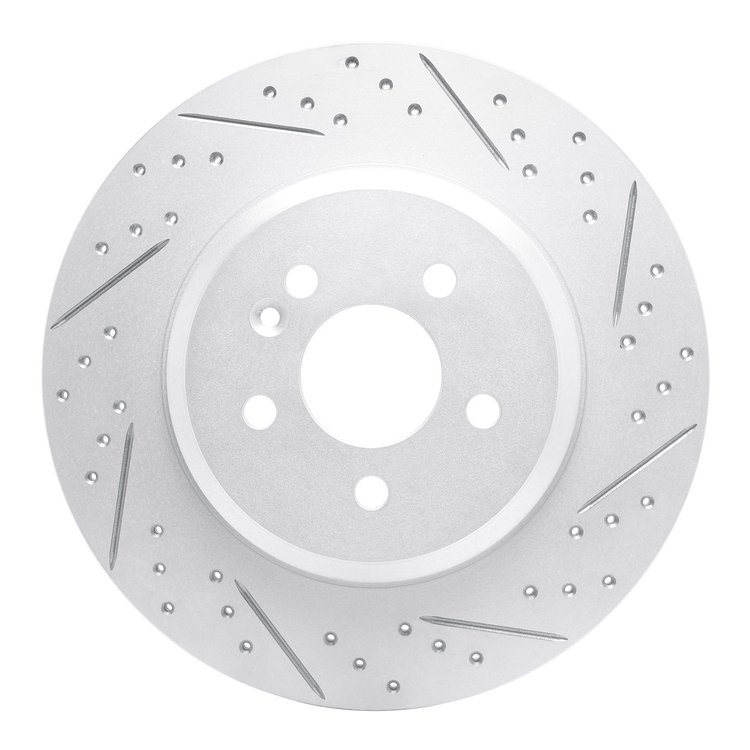 830-63125R Geoperformance Drilled/Slotted Brake Rotor, 2000-2005 Mercedes-Benz, Position: Rear Right