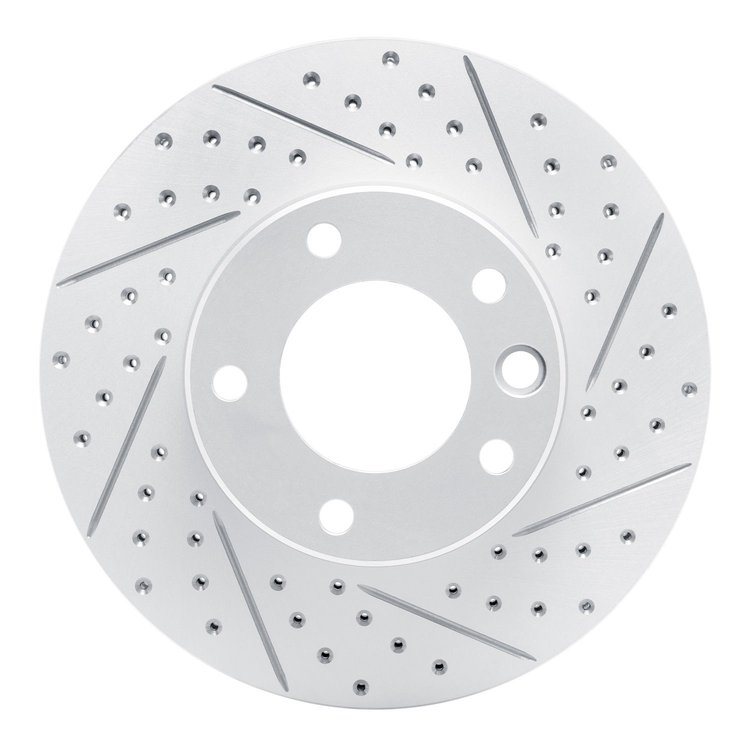 830-63135R Geoperformance Drilled/Slotted Brake Rotor, 2008-2018 Mercedes-Benz, Position: Front Right